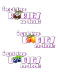 two boobies sticker pack.